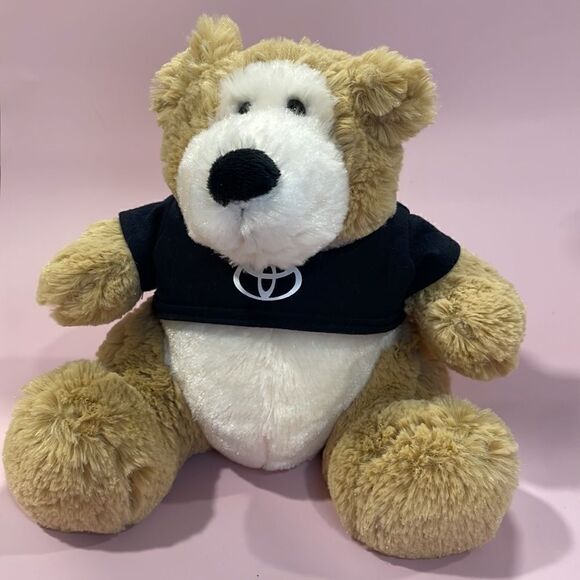 Toyota Cars Cat, Dog and Bear Stuffed Animals with Toyota Logo on Black Shirts - Picture 7 of 11